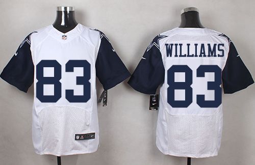 Nike Cowboys #83 Terrance Williams White Men's Stitched NFL Elite Rush Jersey - Click Image to Close